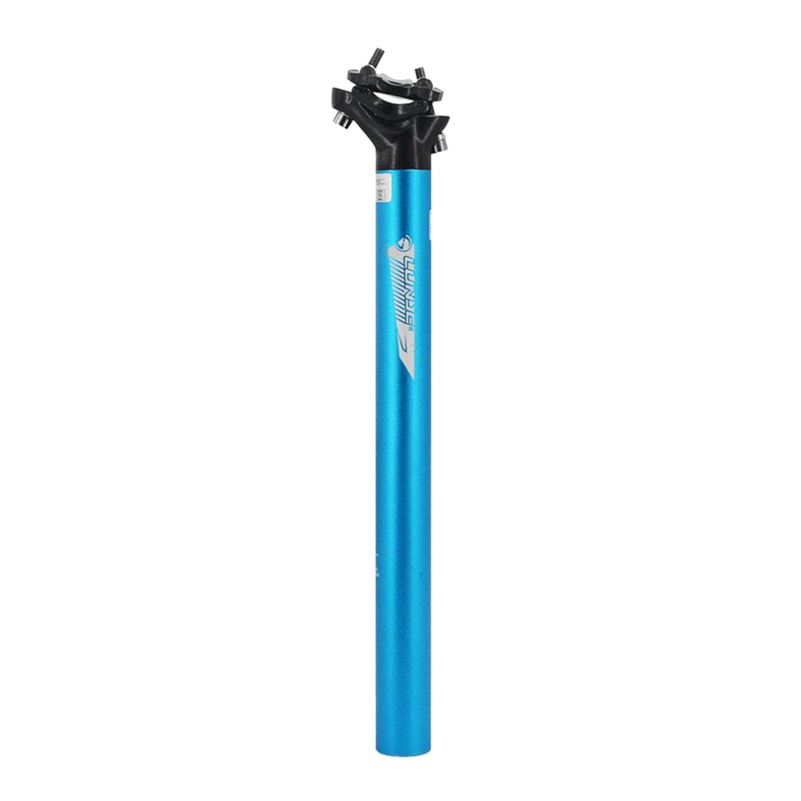 Amortiguador de tija de sillín de aluminio, poste de asiento para bicicleta de montaña, 27,2, 30,9, 31,6x400mm