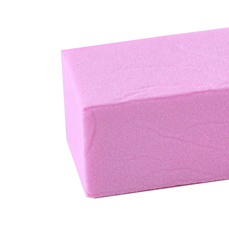 Mini lima de uñas de colores de seis caras, bloque de pulido, manicura y pedicura, herramienta de lijado, Lima, suministros para manicura, 1 ud.