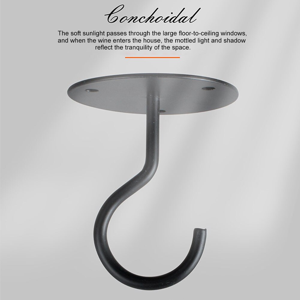 2 stuks zware plafondhaken voor binnen en buiten, voor het ophangen van planten, aan de muur te bevestigen, ijzeren lantaarnhanger voor de woonkamer, roestvrij