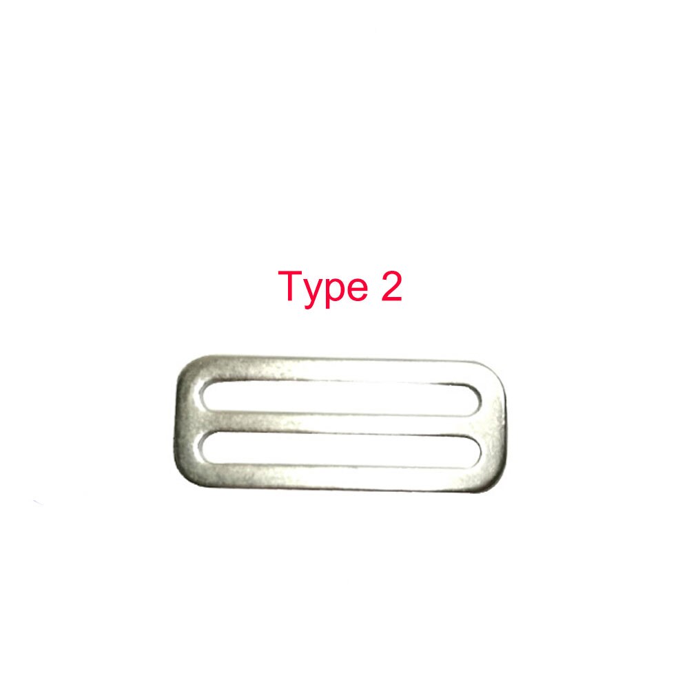 10 Uds. Clip de cinturón de buceo de acero inoxidable 316 BCD accesorios BC cincha D anillo cincha arnés cinturón retenedor: Type2 10PC