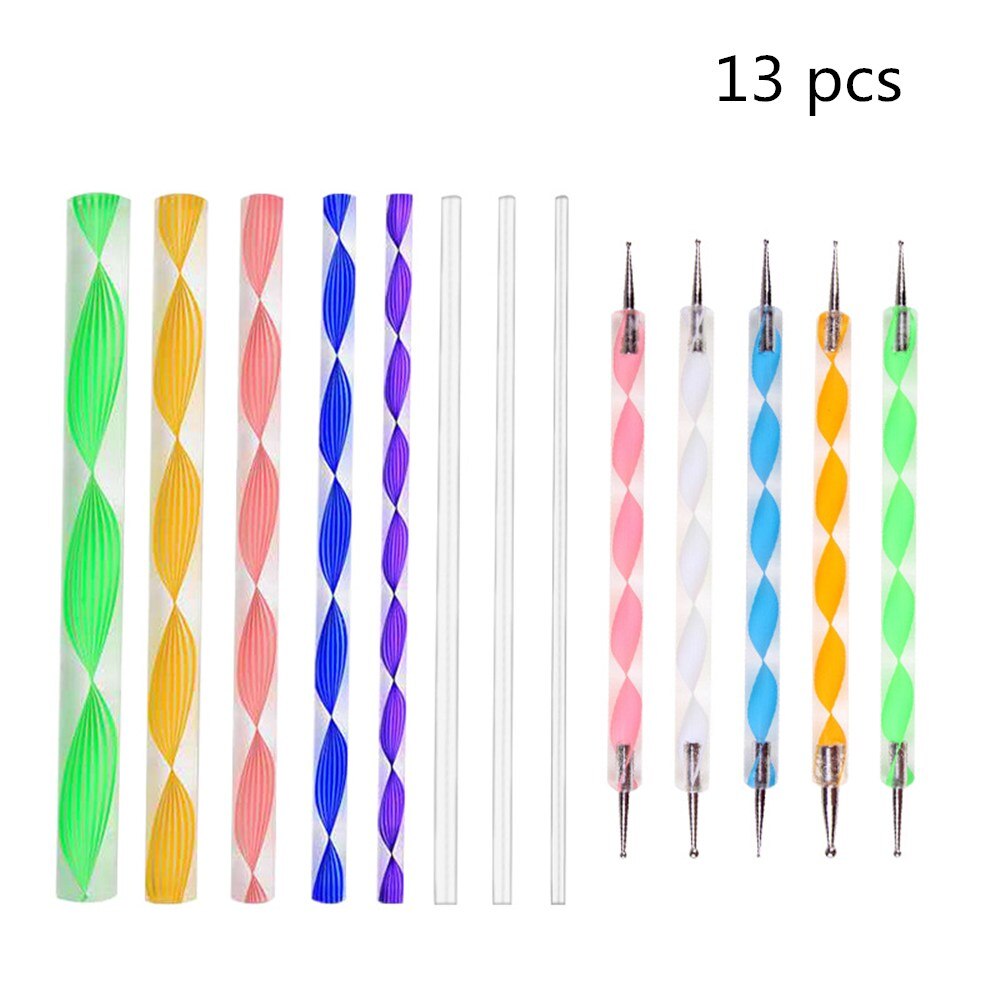 Mandala Dotting Tools Set for Painting Rocks Pottery Portable Multifunction Embossing Dot Kit Dotting Tool Set Handwork