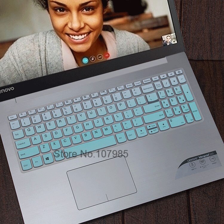Coque de protection pour clavier d'ordinateur portable, étui pour Lenovo IdeaPad S145 (15 ") 15.6'' V145 V145 15ast 15IWL S 145: GradualSkyblue