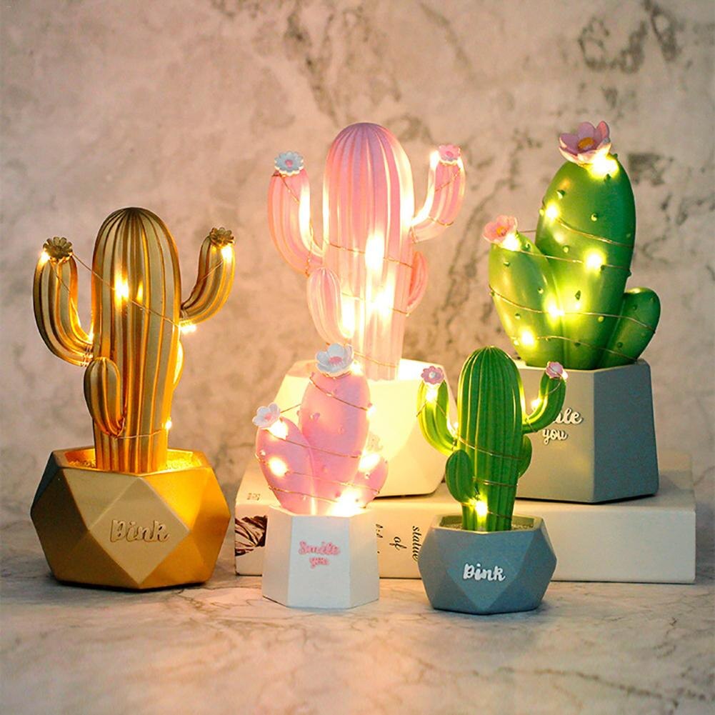 Ins Cactus Droom Ster Lamp Tafellamp Klein Nachtlampje Decoratie Voor Slaapkamer