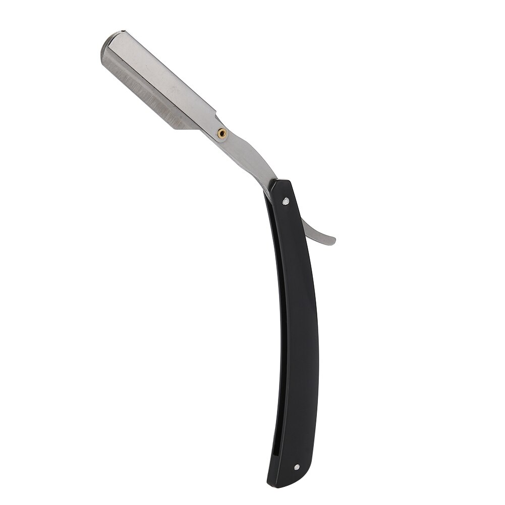 Barber barberblad kulstofstål salon manuel barbermaskine foldbar barbering barbering lige kant kniv skarp barber barberkniv skæreklipper