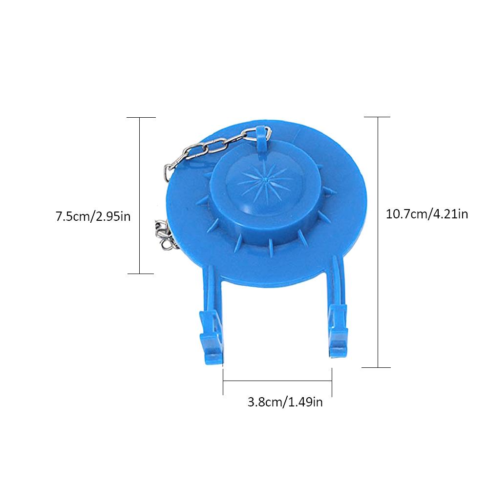 Toilet Seal Flapper - Toilet Single Row PVC Flapper Toilet Flush Valve Toilet Drain Valve Toilet Cistern Accessories: Default Title