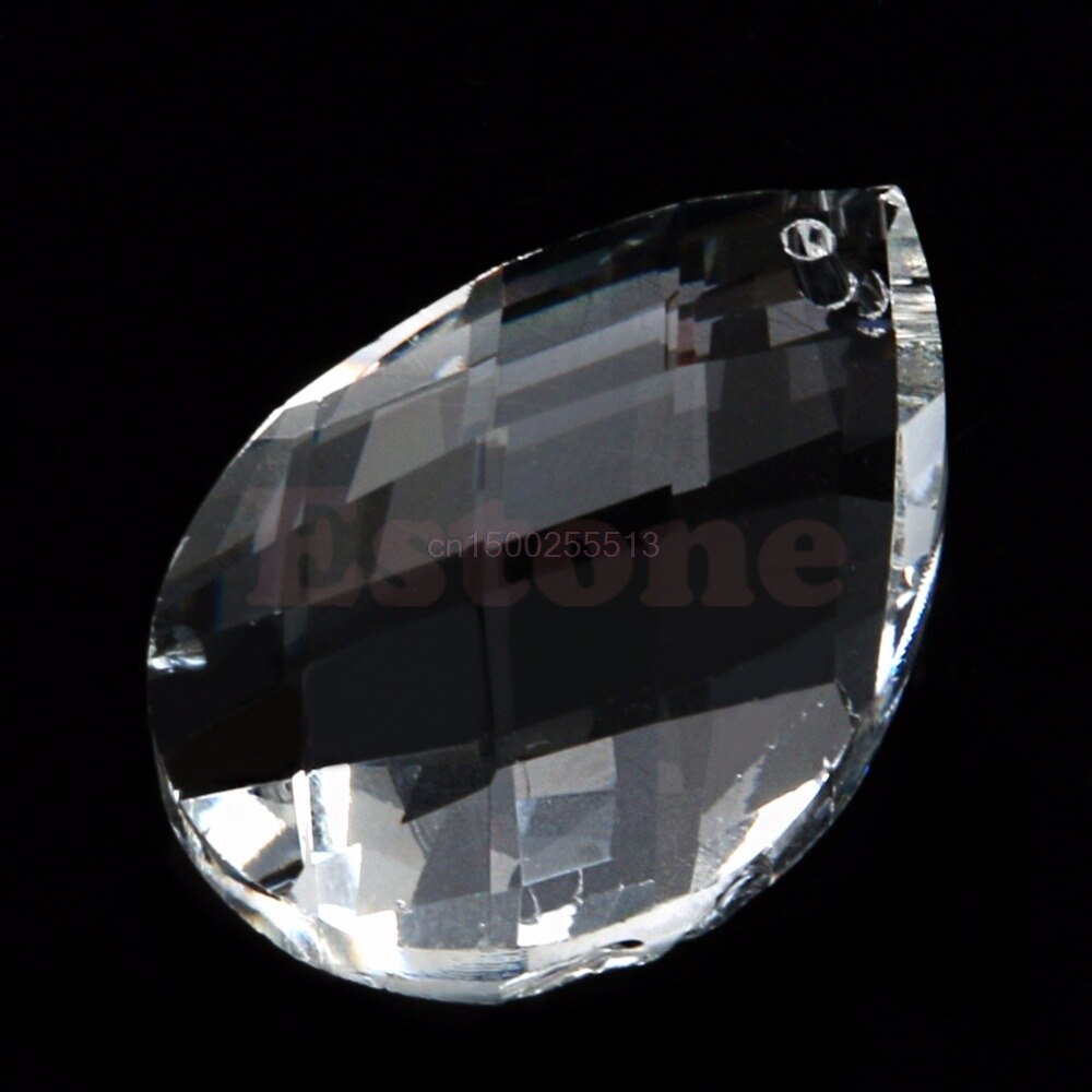 1 klar lysekrone glass krystaller lampe prismer deler hengende dråper anheng 38mm