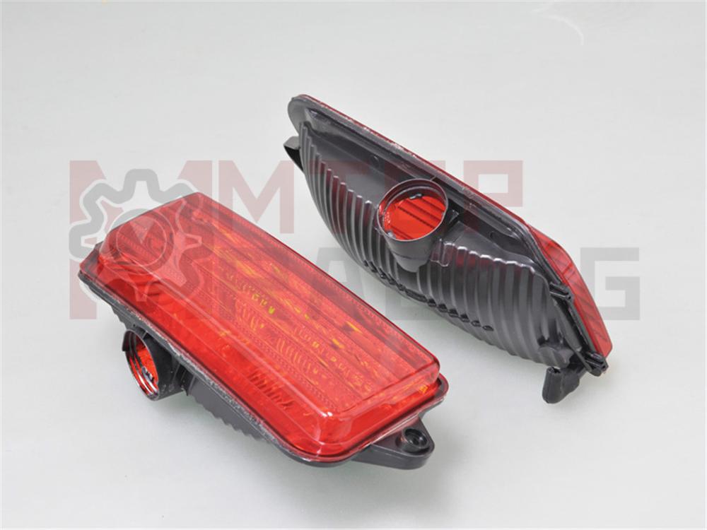 Pair Tail Fog Light Rear Lamp Cover For Jeep Grand Cherokee 2005 2006 2007