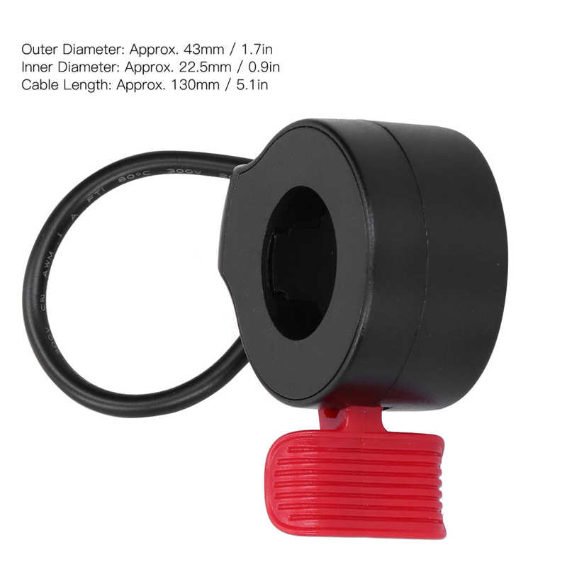 Elektrische Scooter Vinger Throttle Booster Hall Sensor Elektrische Scooter Gaspedaal Grip Vinger Rembekrachtiger Fiets Accessoires