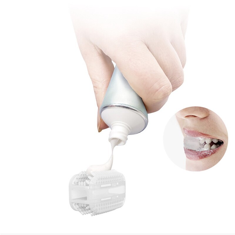 Mini Tandenborstel Food Grade Silicone Kauwen Tandenborstel 360 Cleaning Tanden Automatische Borstelen Tool