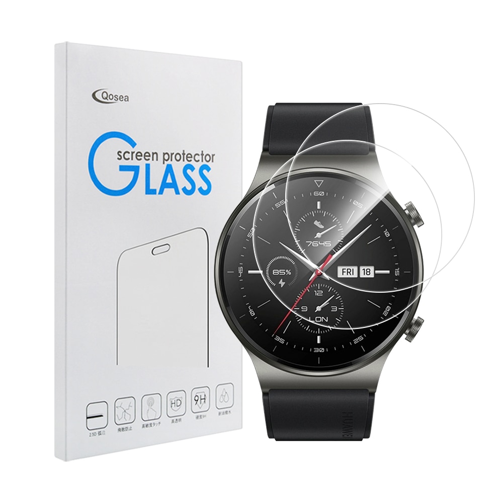 3 Pcs Screen Protector Voor Huawei Horloge Gt 2 Pro Gehard Glas 9H Clear Anti-Kras Screen Guard onbreekbaar Voor Huawei Gt 2