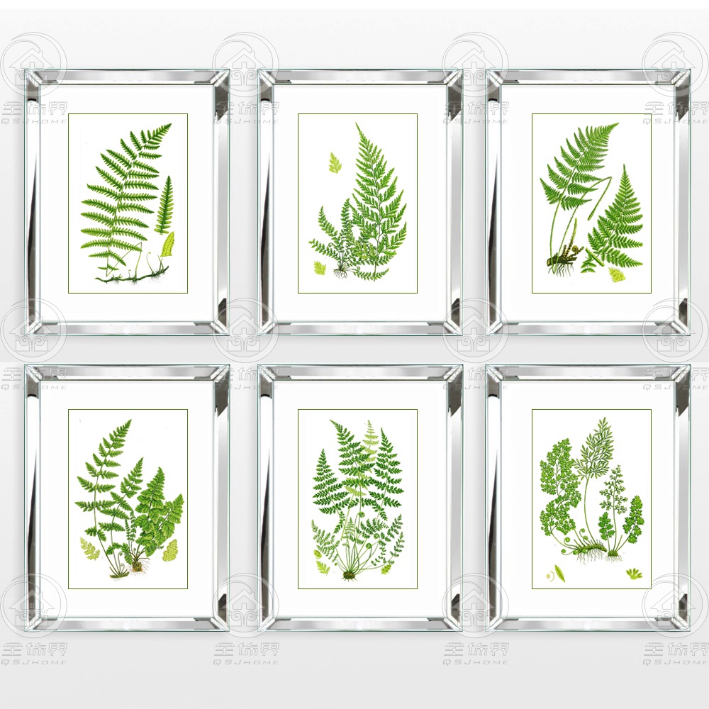 mirrored wall photo frame modern rectangle combinative photo frames wall mural decorative glass mirror picture frame art