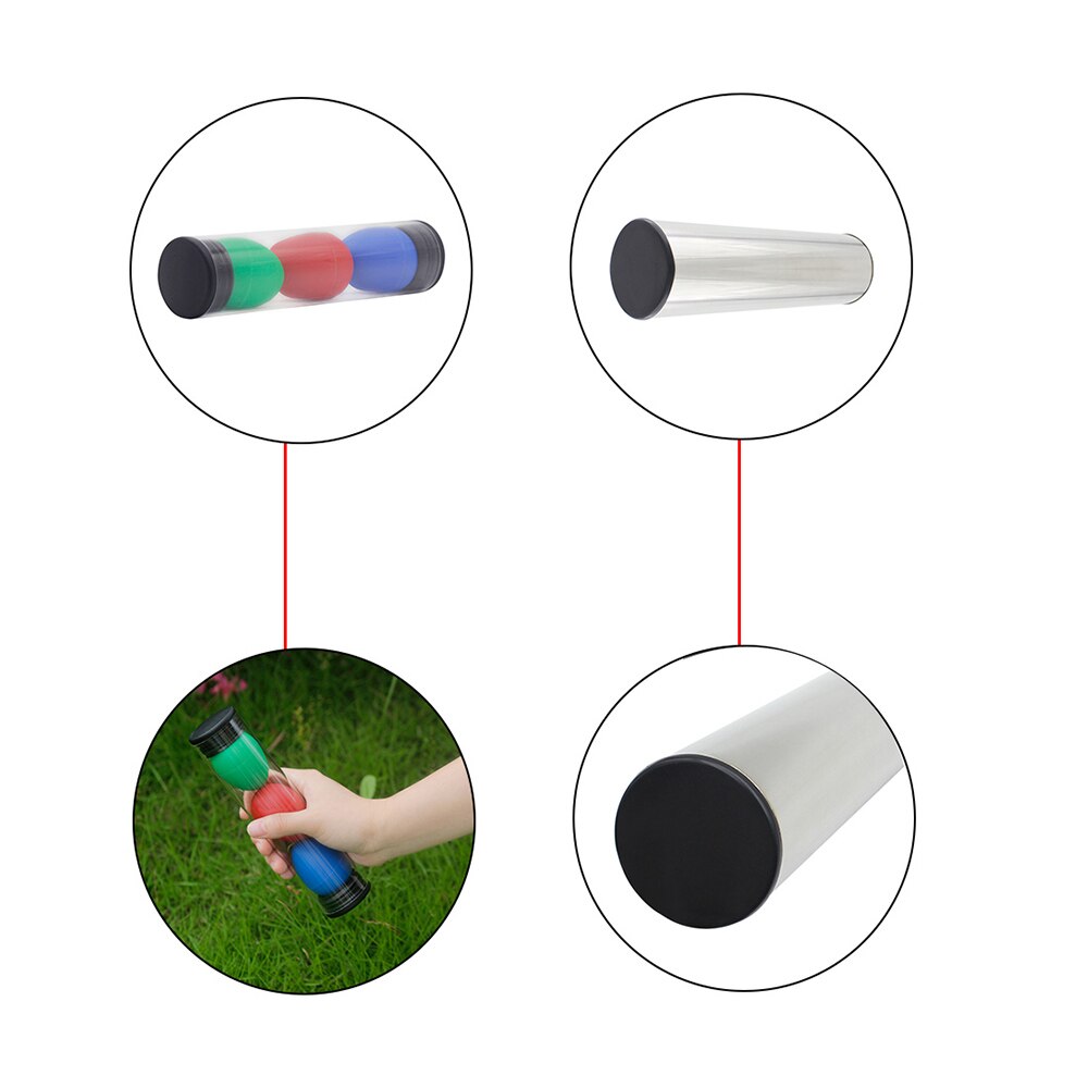 Musikinstrument leksakssats maracas äggburk + metall maracasburk set med 3 st maracasägg musikägg