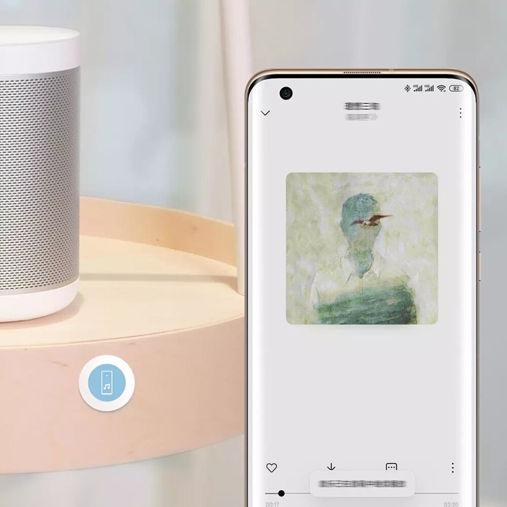 Xiaomi NFC Touch Sticker 2 Music Relay Touch Connection Screen Projection Smart Home Compatible with Xiaomi Series Product