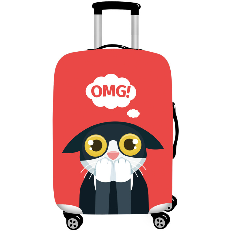 Cartoon Bagage Case Cover, Reizen Accessoires Voor 18-32 Inch Koffers, Bagage Kofferbak Elastische Beschermhoes, trolley Stofkap