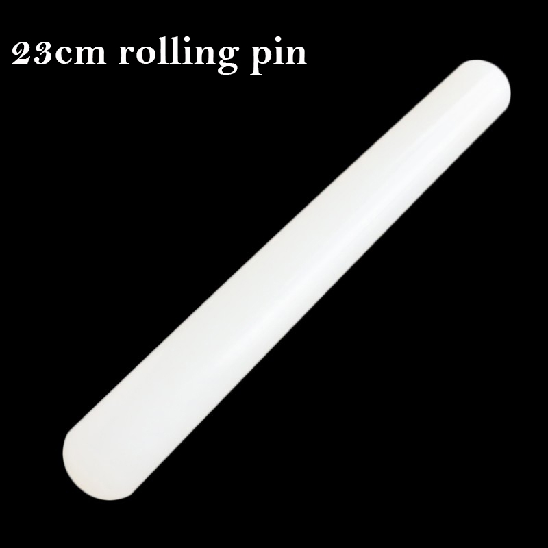 23CM Wit non-stick Glide Rolling Pin Fondant Taart Deeg Roller Decorating Cake Ambachten Bakken Koken Tool Keuken gereedschap
