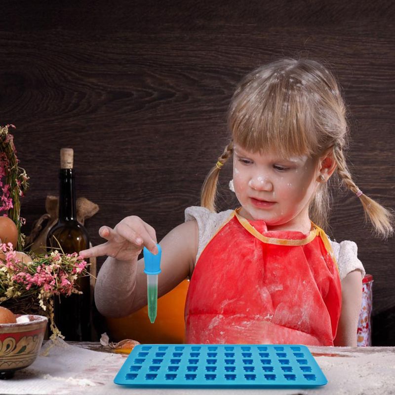 8 pièces bébé compte-gouttes distributeur de médicaments Silicone Pipette liquide alimentaire compte-gouttes 5ML 19QF