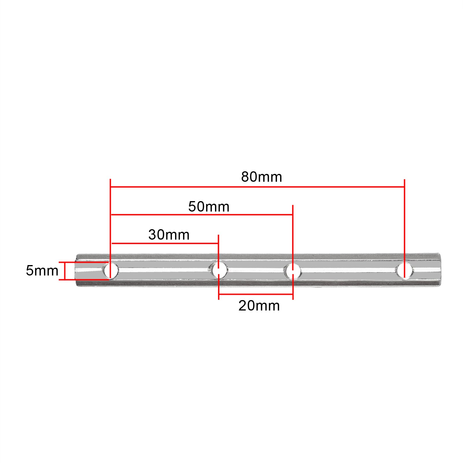 Proster for Aluminium Extrusion Profile Straight 180 Degree connector Hexagon socket screw