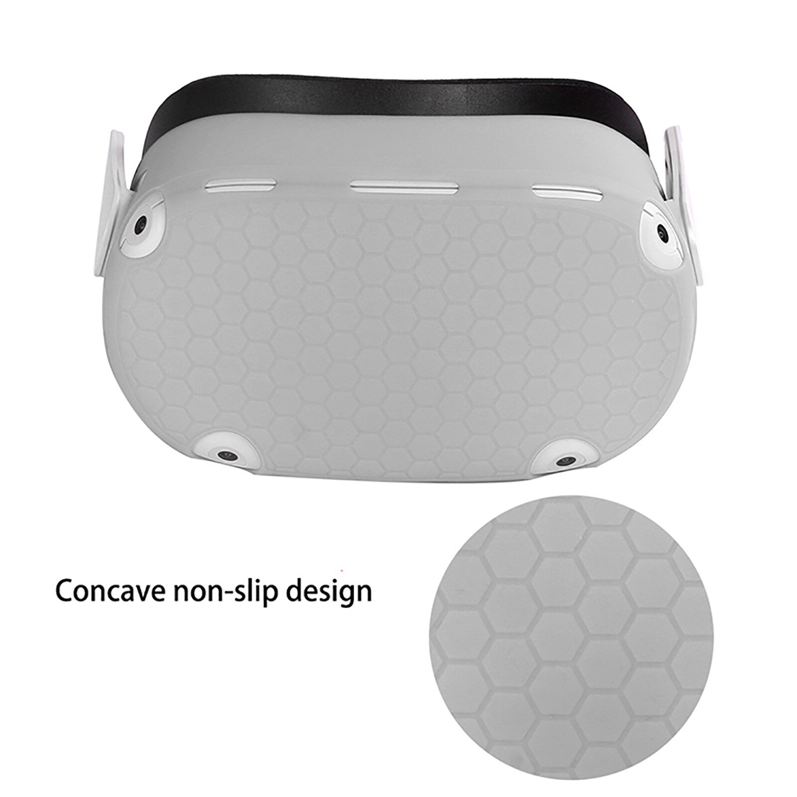 Vr Helm Beschermende Front Cover Voor Oculus Quest 2 Siliconen Anti-Throw Bescherming Shell Voor Oculus Quest 2 Headset accessoires