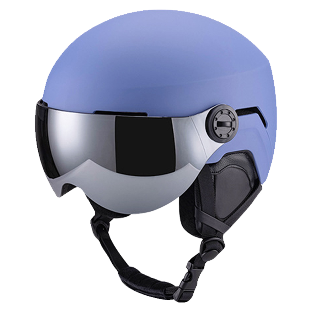 Unisex Ski Helmet With Goggles 7 Vents Ski Helmet Winter Skiing Snowboard Helmet Shockproof Protective For Skiing Snowboarding ﻿: M / Blue