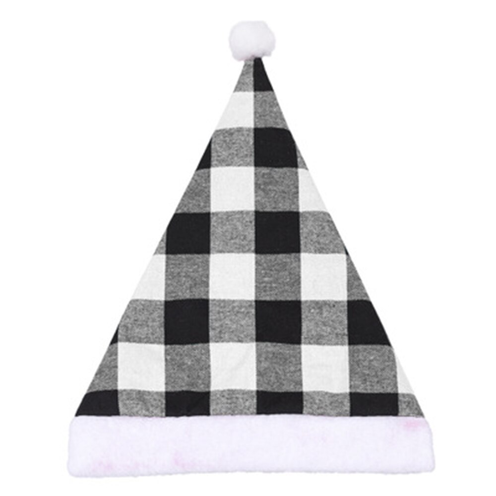 Arrivals Merry Christmas Santa Hat Adult Kids One Size Cap Christmas Decorations Christmas Party Theme Party Dress Up Hats: White