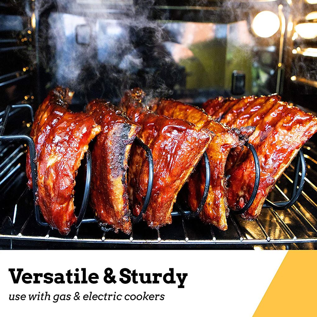 Non-stick Rib Plank Stand Barbecue Rib En Gebraden Rack Rvs Grillen Bbq Kip Rundvlees Ribben Rack Grillen mand