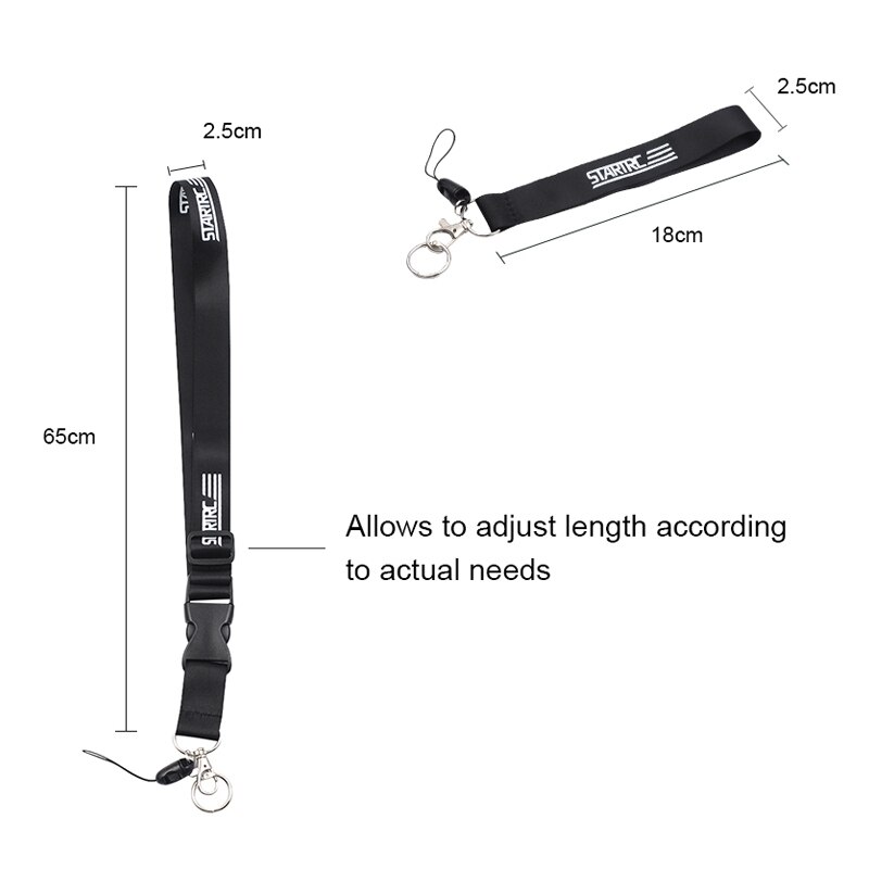 Camera Lanyard for STARTRC DJI OSMO Action Neck Strap or Wrist Rope Portable Lanyard Camera Lanyard Accessories