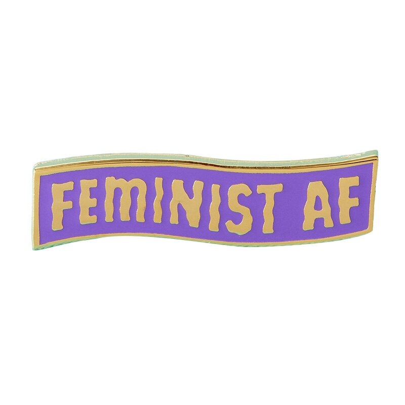 Feministische Harde Emaille Pin