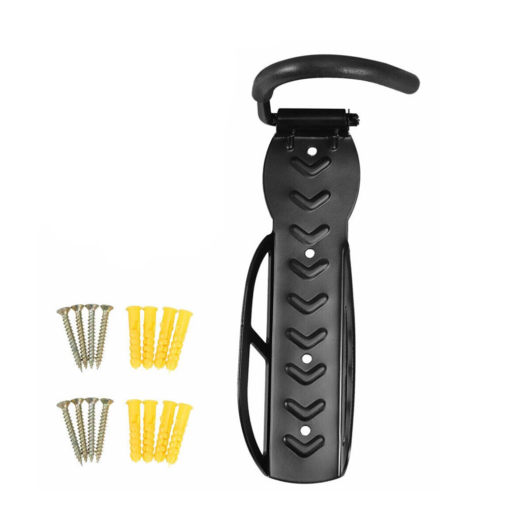 1 PCS Bike Wall Stand Holder Mount Bicycle Mountain Bike Storage Wall Mounted Rack Stands Bicycle Steel Wall Hanger Hook: Rotatable Hooks 1PCS