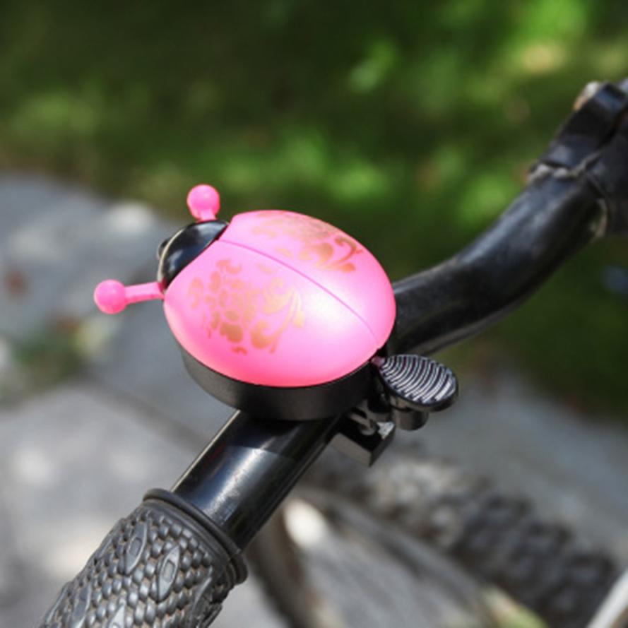 Cykelklokker alarm horn cykel mariehøne klokke mariehøne alarm cykel metal styr horn cykling sikkerhedstilbehør klokke ring horn: D