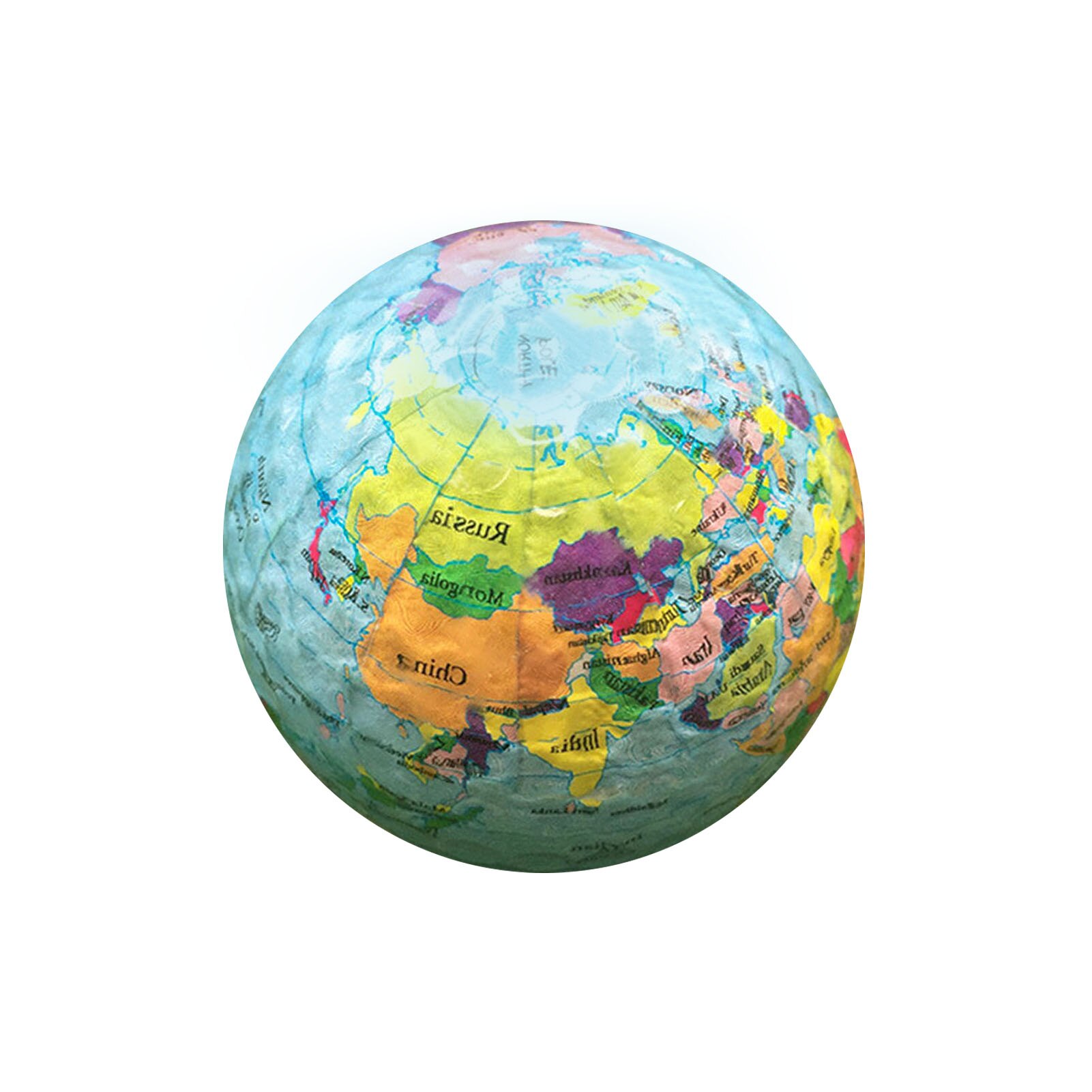 Globe Map Print Earth Golf Balls Indoor Outdoor Beginner Practice Training Tool Golf Practice Ball World Collection Globe