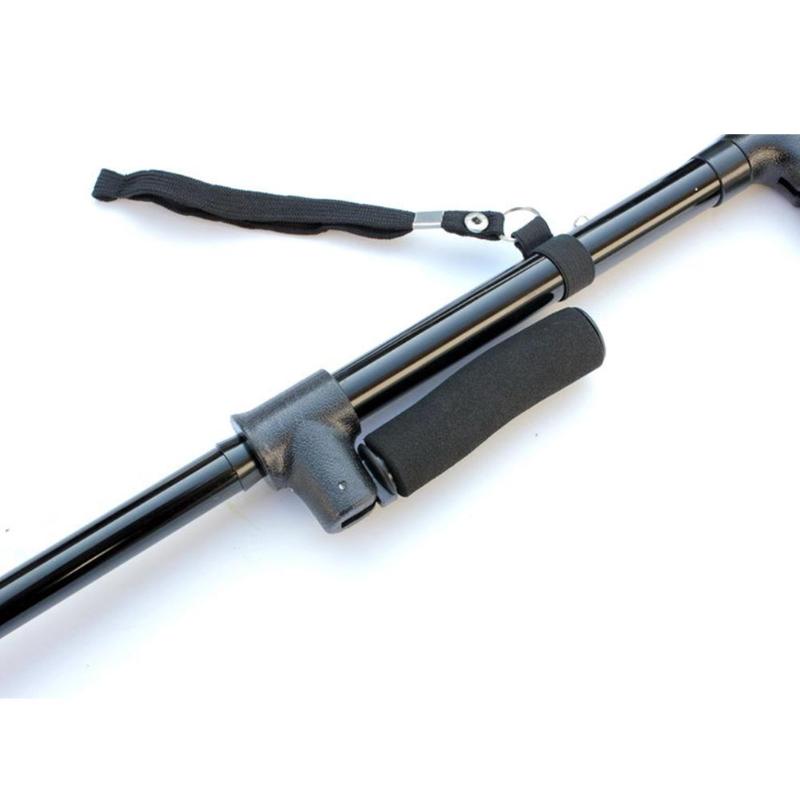 Telescopic Folding Canes LED Light Aged Walking Sticks Poles for the Elder ski camp telescopic baton outdoor hiking poles crutch: Default Title