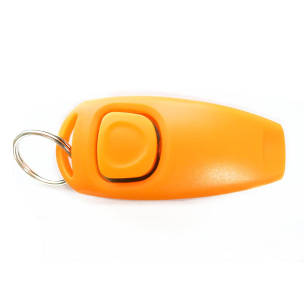 Pet training clicker pet click trainer training hund clicker tog hund kat hest kæledyr: Gul