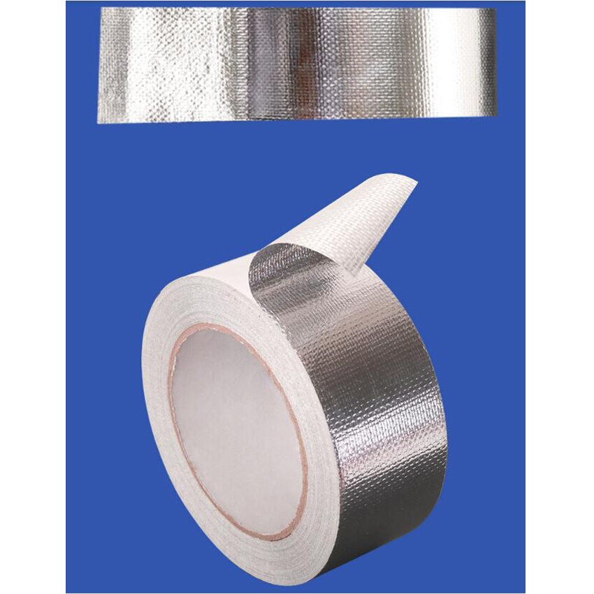 Aluminum Foil Tape High Temperature Resistant Flame retardant waterproof tape thickening self adhesive duct reinforcement