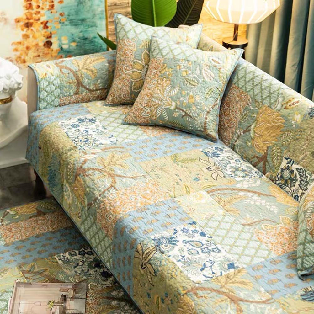 Universele Bank Kussen Kussen Prachtig Geborduurde Wasbare Stof Sofa Kussen Antislip Seat Cover
