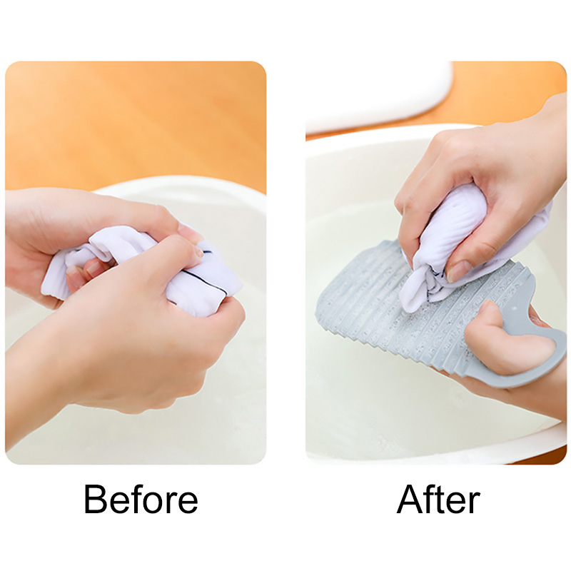 Travel Portable Thicken Mini Washboard Non Slip Laundry Accessories Board Washing Children's Clothes Socks Cleaning Tools