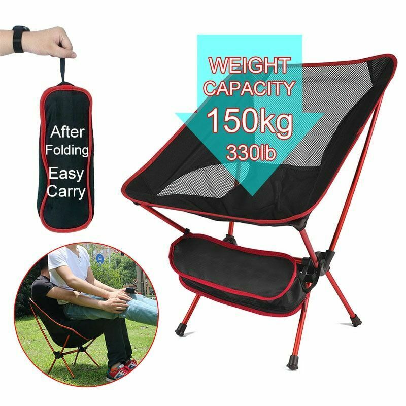 Ultralight Portable Detachable Chair Load 150kg Lightweight Chair Folding Seat Beach Picnic Fishing Camping BBQ Garden Hiking