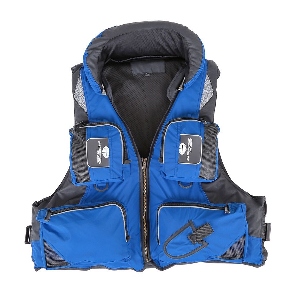 Lixada Professional Fishing poliester kamizelka bezpieczeństwa dla dorosłych kamizelka ratunkowa sportowa kamizelka ratunkowa wędkarska pływanie żeglarstwo Drifting