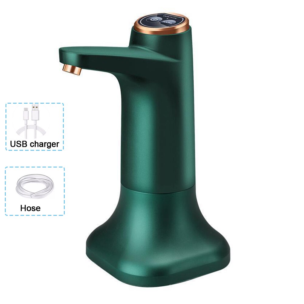 Water Bottle Pump Electric Water Dispenser Wireless Portable Electric Automatic Water Pump Bucket Bottle Dispenser: G364816