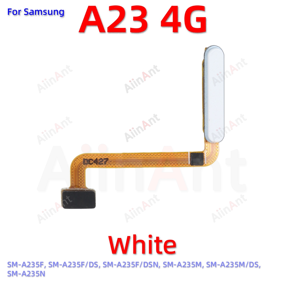 Back Button Touch ID Finger Scanner Fingerprint Sensor Flex Cable For Samsung Galaxy A22 A23 4G 5G A225F A226B A235F A236B A236U: Orange