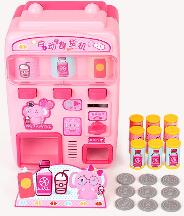 Máquina Expendedora de juguetes para niños, Suite doméstica de 3 años, juguete rompecabezas para bebé, especial al por mayor: pink