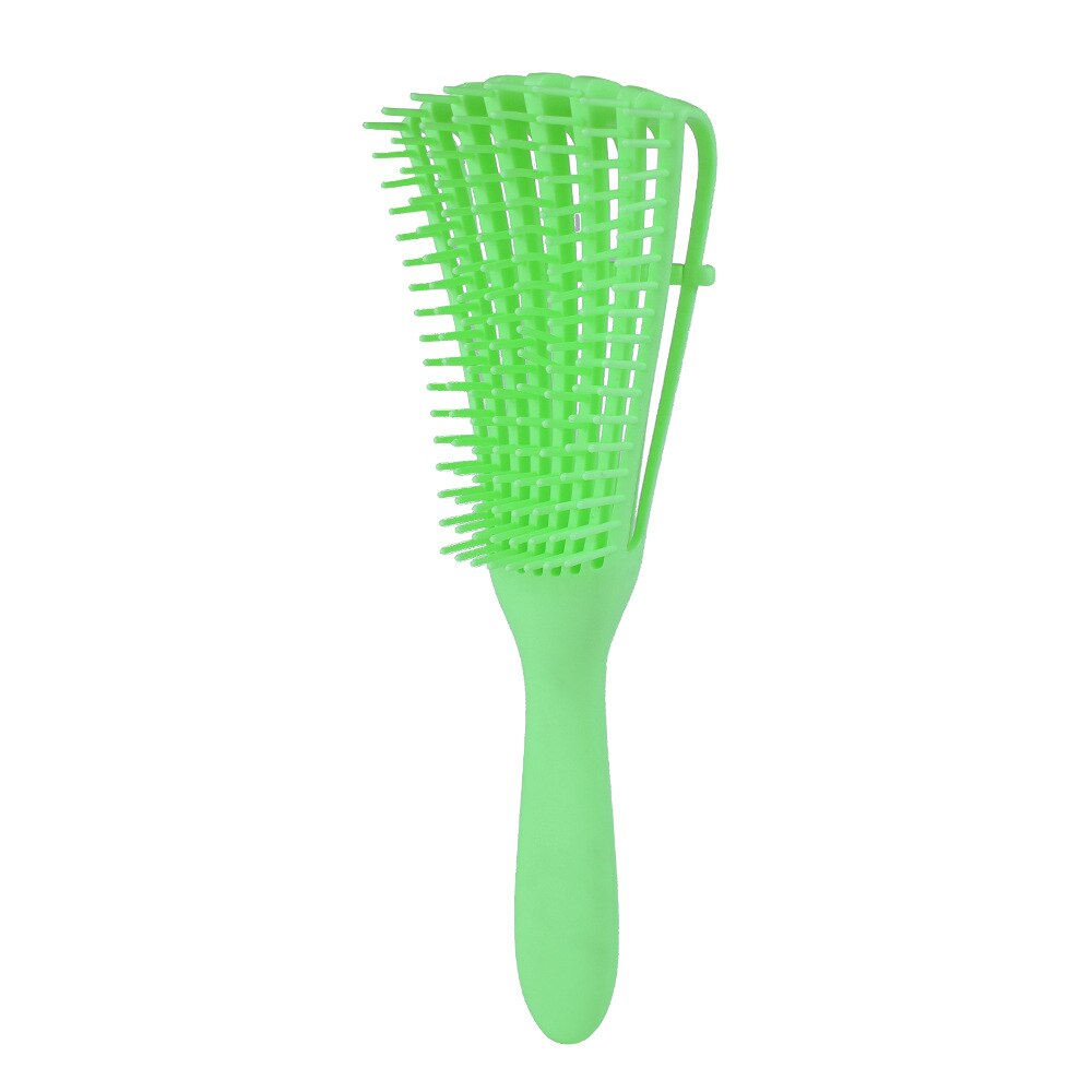 Oshioner 1pcs Scalp Massage Comb Hair Brush Women Detangle Hairbrush Anti-tie Knot Hair Brush Octopus Type Comb: grass Green