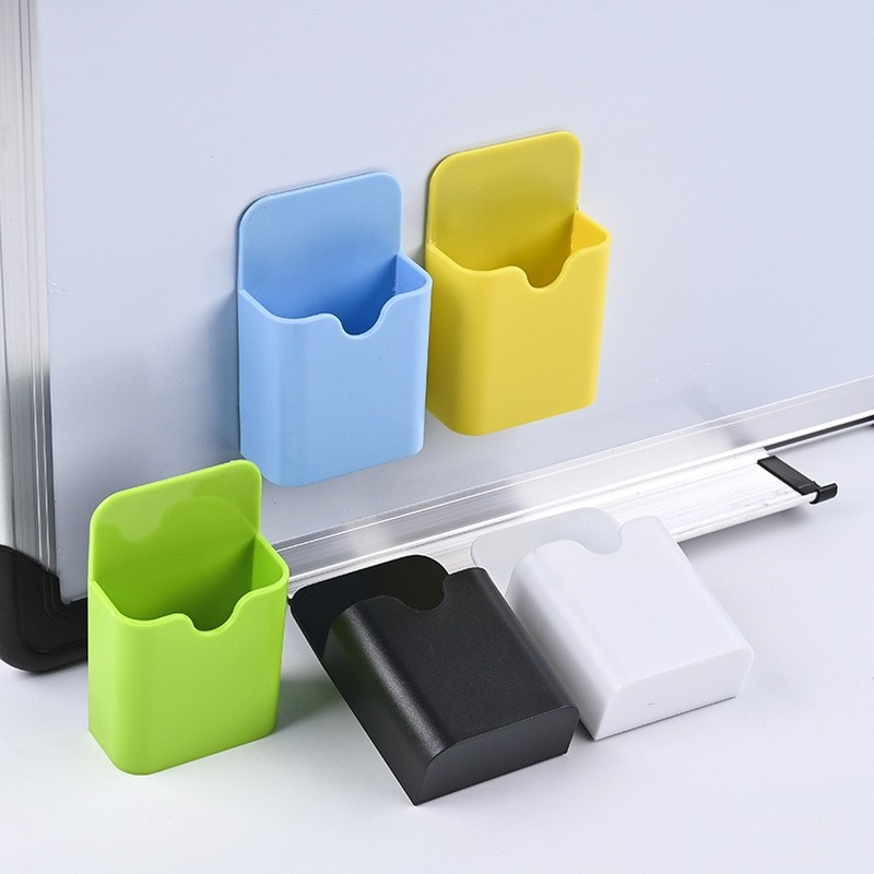 Stationery Organizer Desk Wall Mounted Storage Box with Sticker Pen Holder Bedroom Washroom Organizer Box School Stationery
