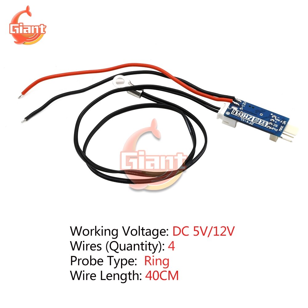 DC5V/12V PWM Speed Controller Fan Speed Governor 4 Wire 2-3 Wire Computer Temperature Control Switch for PC CPU Cooler Fan Alarm: Type B-2