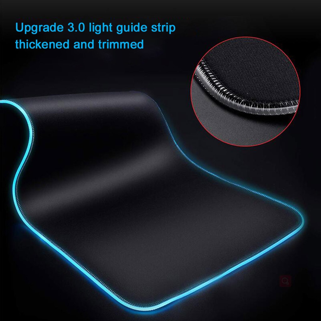 Qi Wireless Charger Large Extended RGB LED Lighting Keyboard Mat Gaming Mouse Pad 10W Quick Charging illuminated Mousepad Mats