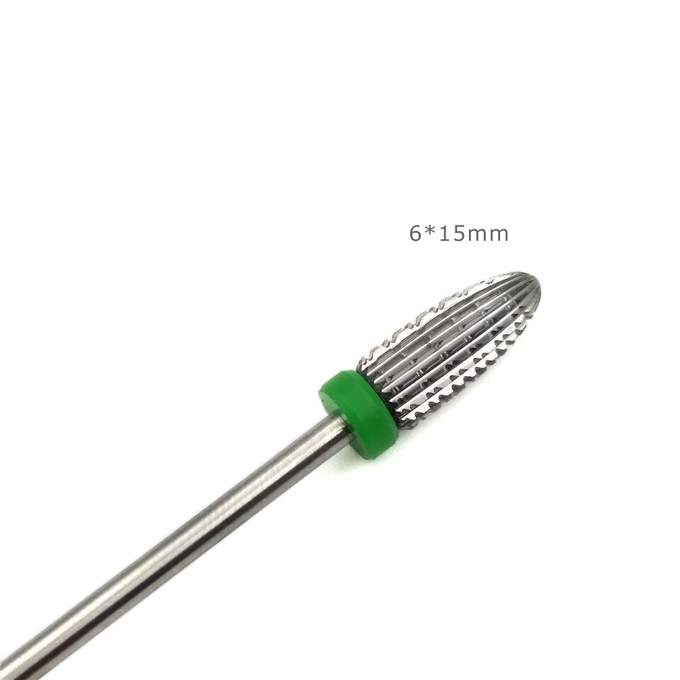 Hytoos Bullet Carbide Nail Drill Bit 3/32 &quot;Rotary Nail Bits Elektrische Boor Accessoires Manicure Cutter Gereedschap