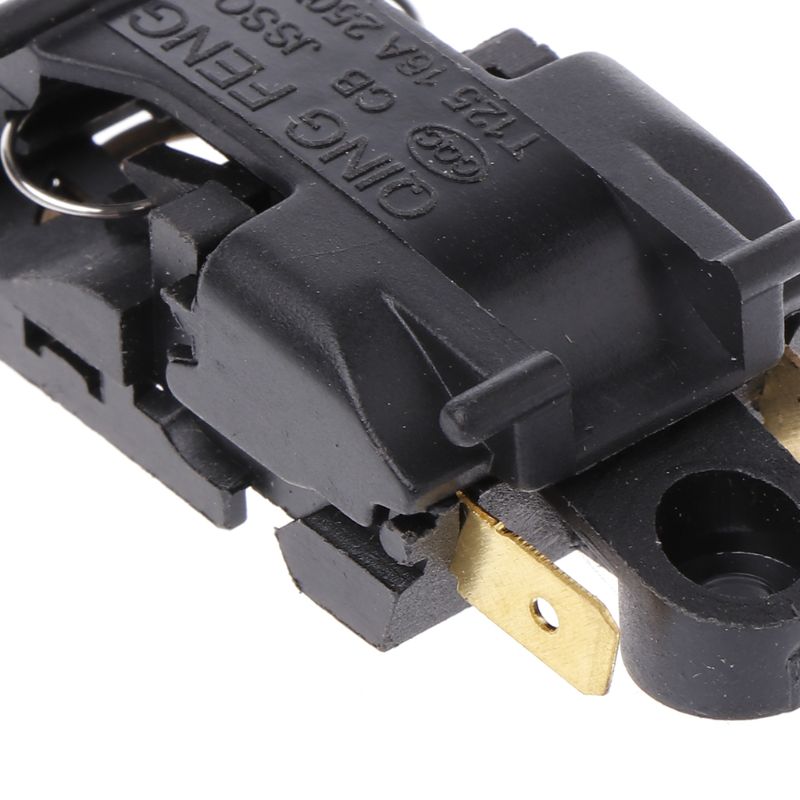 1PC 16A Elektrische Wasserkocher Thermostat Schalter 2 Stift Terminal Küchengerät Teile MOLF