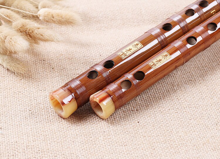 Bambusfløjte træblæsere fløjter musikinstrumenter cdefg key kinesisk dizi transversal flauta