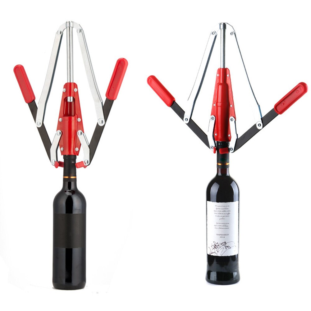 Making Portable Wine Bottle Corker Kitchen Iron Handheld Seal Corking Adjustable Double Lever Hand Tool Bar Non Slip