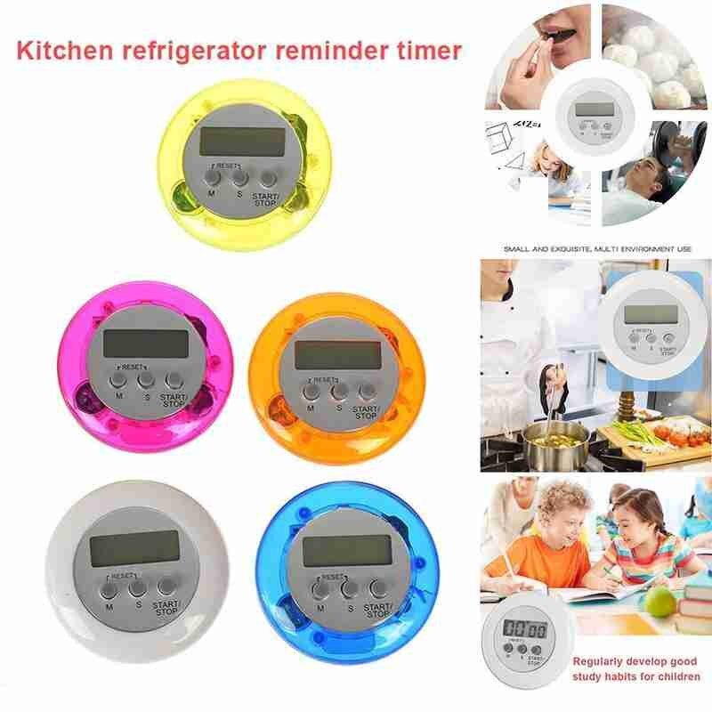Electronic Timer Lcd Digital Kitchen Countdown Cooking Plastic Accessories Timer Kitchen Random Alarm Color Timer Kitchen T Z5M4