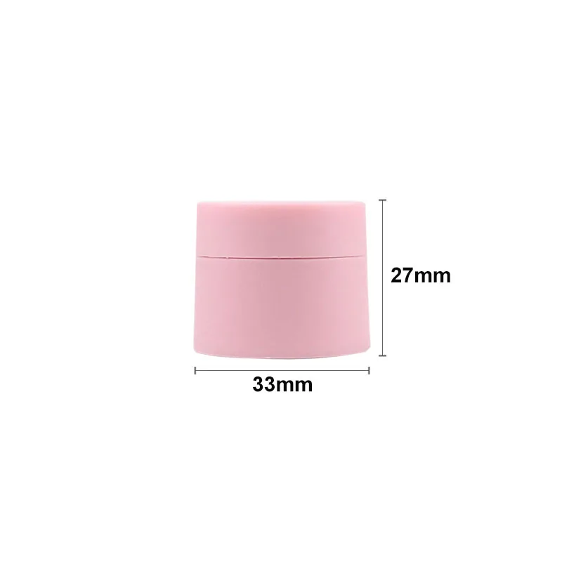 30/50pcs Empty 3g 5g 10g PP Plastic Matte Pink Blue Black White Cosmetic Skin Care Cream Jars Frosted Face Cream Jar